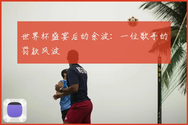 世界杯盛宴后的余波:一位歌手的罚款风波